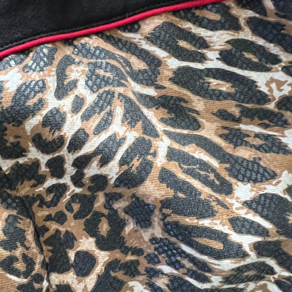 ALIA SZ 20P- CHEETAH PRINT ZIPPERED JACKET - Picture 8 of 10